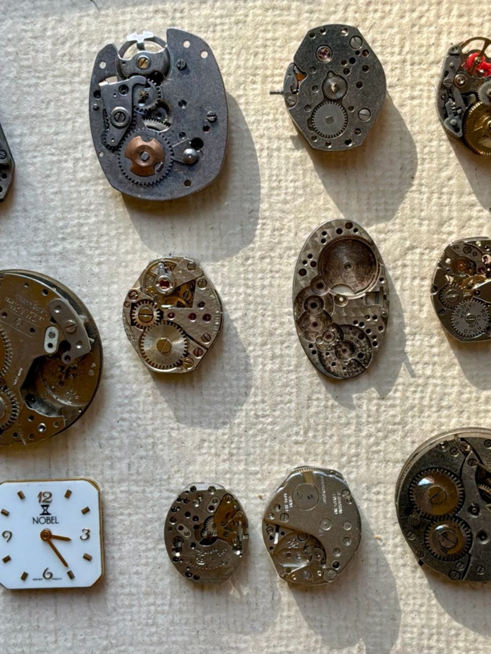 Lot-wc100…12 vintage watch parts
